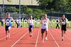 Senior Mens 100 metres, 2023 North Eastern Track and Field Champs., Middlesbrough Sports Village, Middlesbrough. Photo: David T. Hewitson/Sports for All Pics